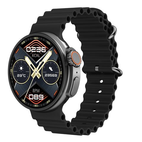 Đồng hồ thông minh K9 Ultra Pro Black 1.39 inch Dây silicon chống nước IP67