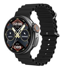  Đồng hồ thông minh K9 Ultra Pro Black 1.39 inch Dây silicon chống nước IP67 