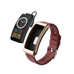  K13 Silicone Red – Đồng hồ thông minh Bluetooth 5.2, tai nghe tháo rời, pin bền đến 7 ngày 