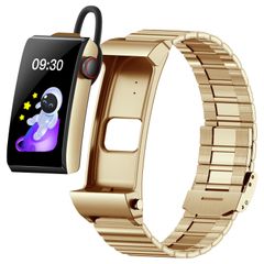  Đồng hồ thông minh M6 Steel Band Gold – Màn hình 1,5 inch, Tai nghe tháo rời, IP68 