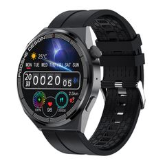  PG3 Pro Black – Đồng hồ thông minh màn hình TFT 1.41 inch, Bluetooth & NFC 