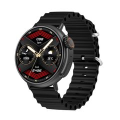 MT30 Black – Đồng hồ thông minh 1.6 inch HD, hỗ trợ cuộc gọi thoại và đo SpO₂ 