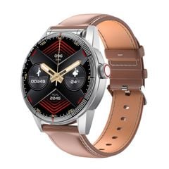  R6 White – Đồng hồ thông minh tai nghe Bluetooth 2 trong 1, màn hình tròn 1.32 inch, chống nước IP68 