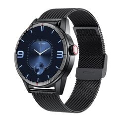  R6 White Steel – Đồng hồ thông minh tai nghe Bluetooth 2 trong 1, màn hình tròn 1.32 inch, chống nước IP68 