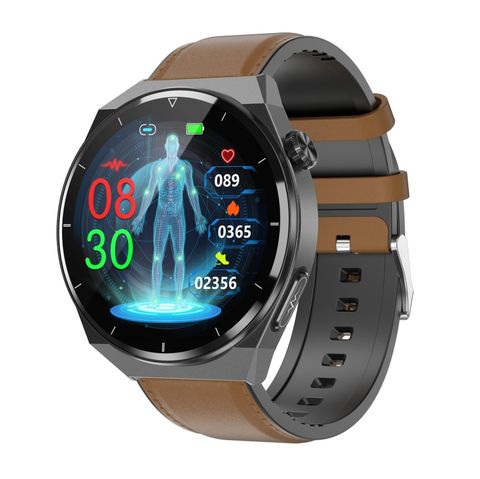 Leather Band Brown – TK20 Đồng hồ thông minh 1,39 inch IP68