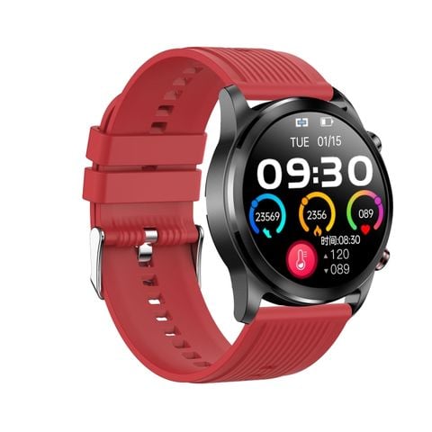 Đồng hồ thông minh TK61 1.3 inch Red – Theo dõi nhịp tim & huyết áp