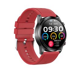  Đồng hồ thông minh TK61 1.3 inch Red – Theo dõi nhịp tim & huyết áp 