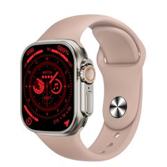  WS-E9 Ultra Silicone Band Pink -  2.2 inch IP67 Đồng hồ đeo tay thông minh bằng silicon chống thấm nước 