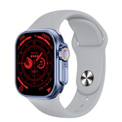  WS-E9 Ultra Silicone Band Silver-  2.2 inch IP67 Đồng hồ đeo tay thông minh bằng silicon chống thấm nước 