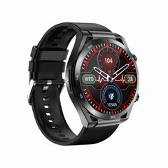  ET450 Black - 1,39 inch IP67 Đồng hồ đeo tay thông minh bằng silicon chống thấm nước 