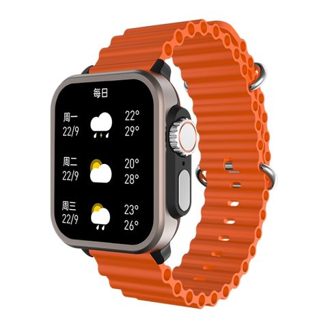 SPOVAN H6 Orange – Đồng hồ thông minh 1.83 inch hỗ trợ gọi Bluetooth & theo dõi oxy trong máu