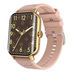  Đồng hồ thông minh F12 Pink – Màn hình cong 2,02 inch, cuộc gọi thoại, IP67 