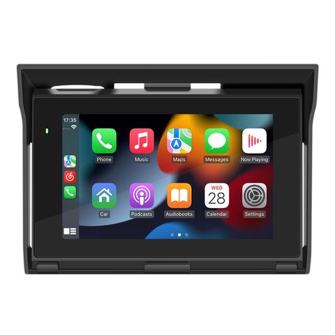 B5350 Xe máy Di động MP5 5 inch – CarPlay không dây, GPS Navigator, chống nước IP65