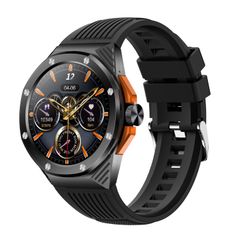  Đồng hồ thông minh màn hình tròn HT8 Black - 1.46 inch, Bluetooth 5.0, hỗ trợ hơn 100 chế độ thể thao & Alipay 