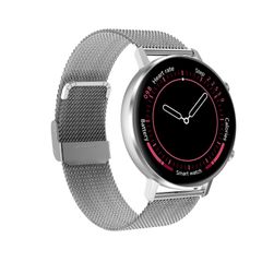  DT96 Smart Watch Silver Steel – Màn hình tròn 1.3 inch, IP68, Theo dõi sức khỏe 