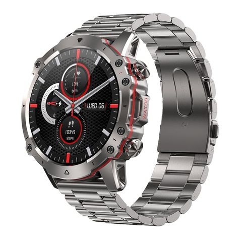AK56 IP67 BT5.1 1.43 inch Màu Bạc - Đồng hồ thông minh, Hỗ trợ cuộc gọi thoại