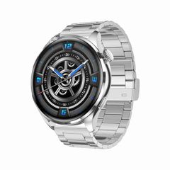  TM05 Pro Steel Band Silver – Đồng hồ thông minh 1.46 inch, dây thép sang trọng, gọi Bluetooth & đo sức khỏe toàn diện 