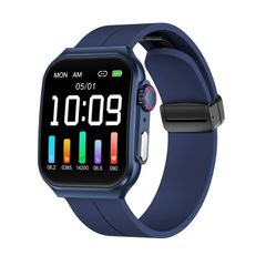  Đồng hồ thông minh NX15 Blue – Màn hình 1,96”, Gọi Bluetooth, Đo nhịp tim & Oxy máu 