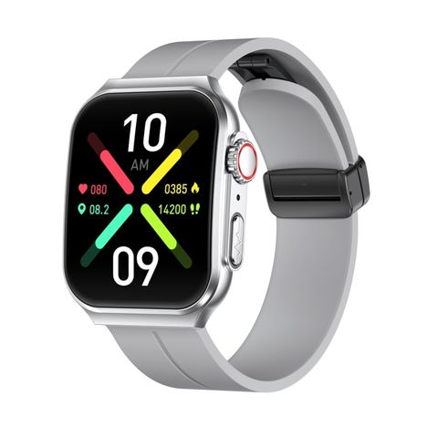 Đồng hồ thông minh NX15 Grey – Màn hình 1,96”, Gọi Bluetooth, Đo nhịp tim & Oxy máu