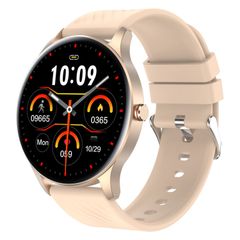  AMOLED YK02 Màu Be - Đồng hồ thông minh màn hình 1,43 inch, Cuộc gọi BT / Nhịp tim / Huyết áp / Oxy trong máu 