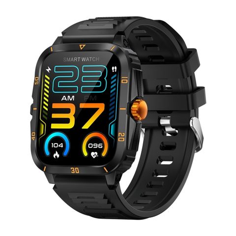KT71 Smartwatch Orange – Đồng hồ thông minh màn hình vuông 1,96 inch, hỗ trợ cuộc gọi Bluetooth & theo dõi sức khỏe toàn diện