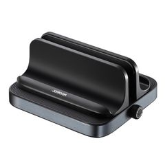  JOYROOM JRZS374 Grey – Đế lưu trữ máy tính xách tay dọc một khe, điều chỉnh 10–40mm 