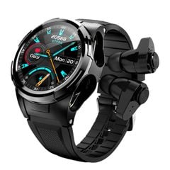  Đồng hồ thông minh S201 Black – Bluetooth 4.2, Tai nghe TWS, Theo dõi sức khỏe 