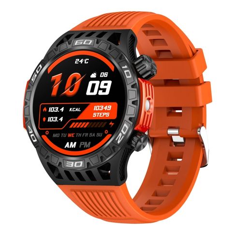 HT22 Màu Cam – Đồng hồ thể thao thông minh 1.46 inch, hỗ trợ cuộc gọi Bluetooth, theo dõi sức khỏe
