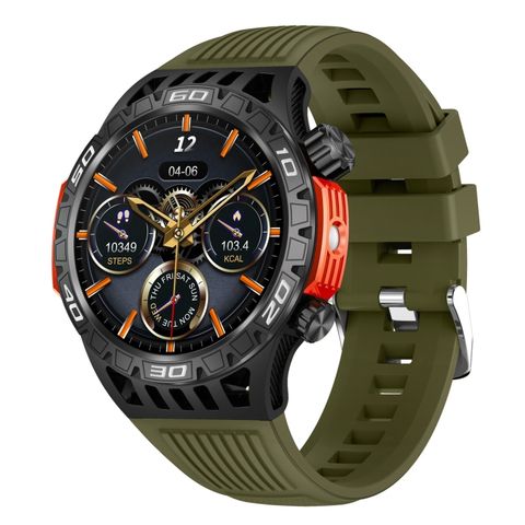 HT22 Black Green  – Đồng hồ thể thao thông minh 1.46 inch, hỗ trợ cuộc gọi Bluetooth, theo dõi sức khỏe