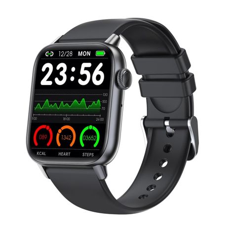Đồng hồ QS08 PRO Màu Đen – Nhịp tim, huyết áp, oxy máu, giấc ngủ