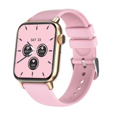  Đồng hồ QS08 PRO Màu Vàng Hồng – Nhịp tim, huyết áp, oxy máu, giấc ngủ 