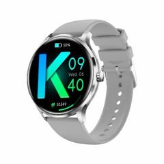  Đồng hồ QS80 Màu Xám – Bluetooth, nhịp tim, huyết áp, oxy máu 
