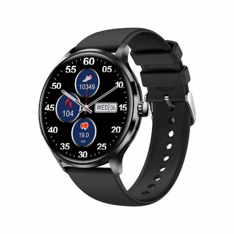 Đồng hồ QS80 Màu Đen – Bluetooth, nhịp tim, huyết áp, oxy máu