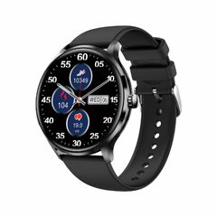  Đồng hồ QS80 Màu Đen – Bluetooth, nhịp tim, huyết áp, oxy máu 