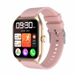  QX5 Pink – Đồng hồ thể thao thông minh 1,96 inch, Hỗ trợ cuộc gọi Bluetooth & Theo dõi sức khỏe 