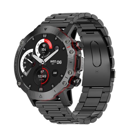 Đồng hồ thông minh LEMFO ELF3 Black – Màn hình 1.39 inch, 100+ chế độ thể thao, Bluetooth Call