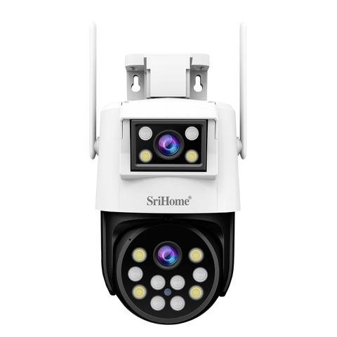 Camera IP ống kính kép SriHome SH048 2MP + 2MP theo dõi người thông minh