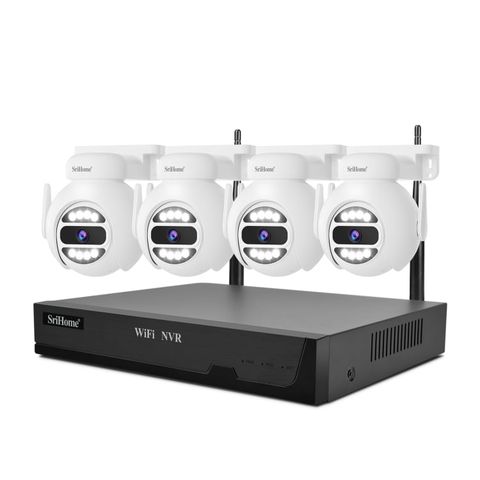 Bộ camera WiFi 4 kênh SriHome NVS001E-IPC047 5MP