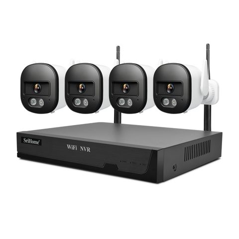 Bộ ghi video mạng WiFi SriHome NVS001E-IPC056 4 kênh 5MP (Phích cắm US)