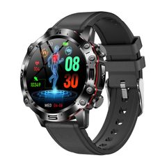  Đồng hồ thông minh ET482 Màu Đen dây silicon – Hỗ trợ gọi Bluetooth & ECG 