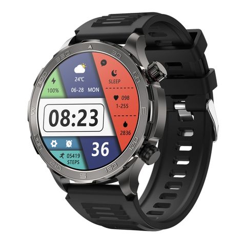 Đồng hồ thông minh DK67 1,53 inch Black – IP67, Bluetooth 5.0 & NFC, GPS