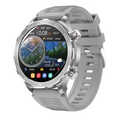  Đồng hồ thông minh DK67 1,53 inch White – IP67, Bluetooth 5.0 & NFC, GPS 