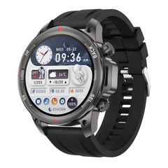  Đồng hồ DK68 Màu Đen – Bluetooth, nhịp tim, huyết áp, oxy máu 