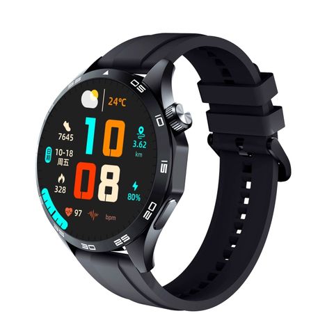 WS-26 Silicone Strap Black – Đồng hồ thông minh thể thao 1,52 inch IP67 Hỗ trợ cuộc gọi Bluetooth