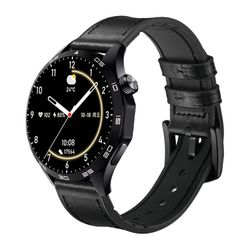  WS-26 Leather Strap Black – Đồng hồ thông minh thể thao 1,52 inch IP67 Hỗ trợ cuộc gọi Bluetooth 
