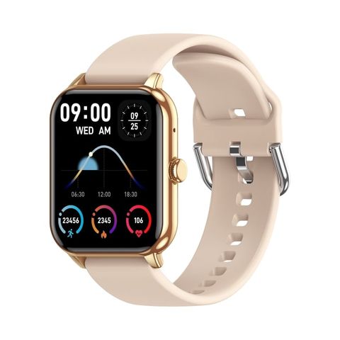 Đồng hồ thông minh CY13 1,9 inch Gold – Màn hình IPS, cuộc gọi Bluetooth, theo dõi sức khỏe
