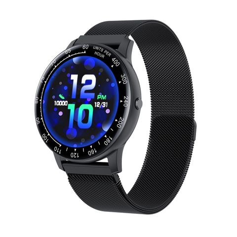 OVSEN H30 Black Steel – Đồng hồ thông minh 1,3 inch, IP67, Nhịp tim & Giấc ngủ