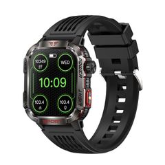  Đồng hồ thông minh HT29 Black – Màn hình IPS 2,01 inch, Chống nước IP68 & Phát hiện tiền giấy 