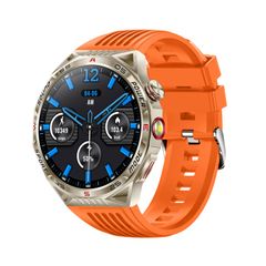  Đồng hồ thông minh HT28 1,85 inch Orange - Dây đeo silicon chống nước IP68, hỗ trợ theo dõi giấc ngủ 