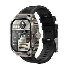  Đồng hồ thông minh WK WH-03 Black 2.01 inch hỗ trợ cuộc gọi Bluetooth 
